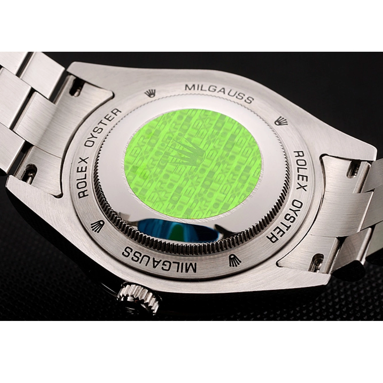 Aaa replica watch Day-Date Bracelet Swiss Stainless Rolex Black Case Diamond Diamond Steel Dial 1453966 Numerals 0522